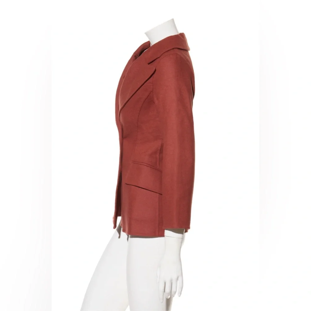 Dior Rust Wool & Rabbit Hair Jacket (FR 36 / US 4)